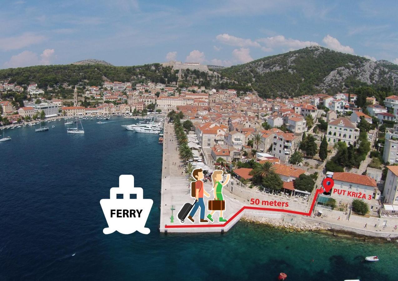 Seafront Rooms Hvar Town Luaran gambar